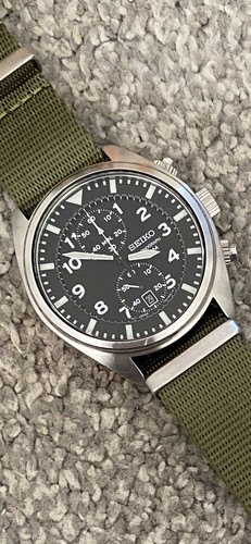 Seiko 7t94 quartz - quartz, military