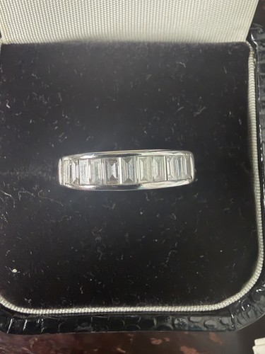 18k white gold - &, platinum