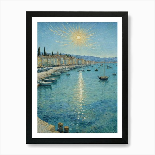 Sun setting over the - sun, art