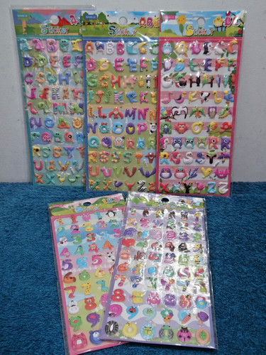 Cute mini puffy stickers 5 - 3d, (5