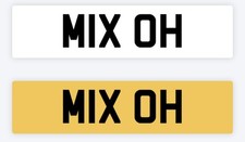 SHORT MIX Private number plate