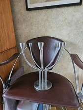 1990'S IKEA "STOCKHOLM" STUNNING 8 ARM CANDELABRA- SCANDI DESIGN-13" TALL