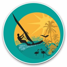 2 x Vinyl Stickers 15cm -