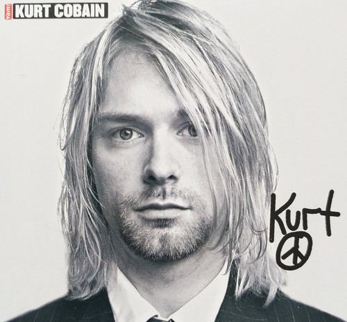 Kurt cobain autograph card - cobain,