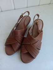 M&S Footglove Brown Strappy