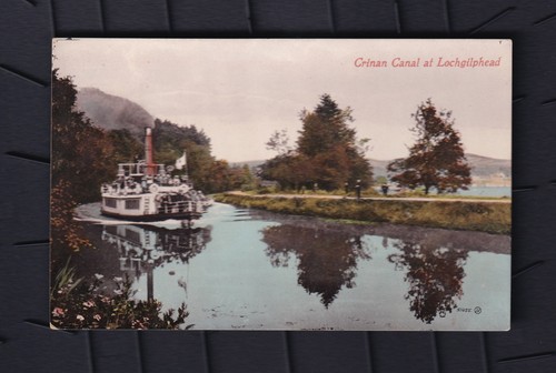 Postcard crinan canal - crinan, loch