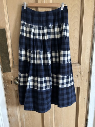 Toast ikat skirt navy - toast,