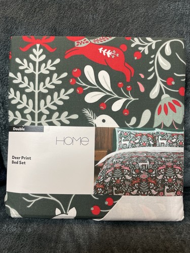 Christmas deer print double - print,