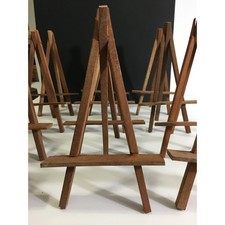 Lot of 12 Mini Wooden Easels