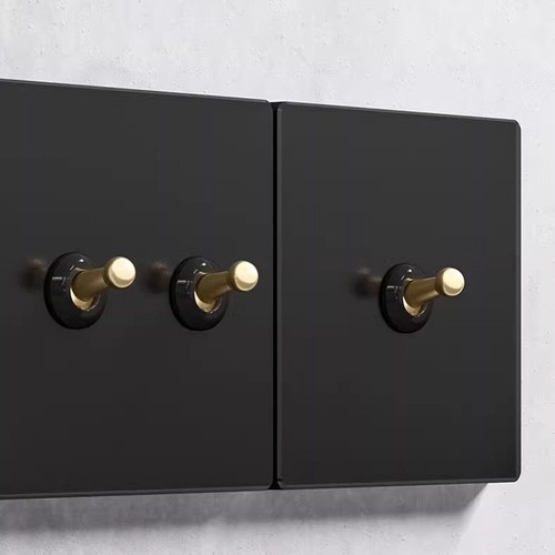 Retro industrial switch - retro, plate