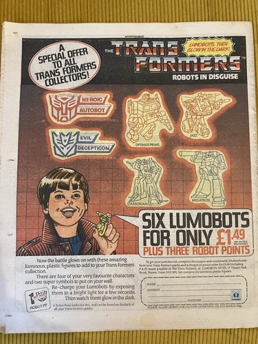 Vintage transformers luminous - vintage,