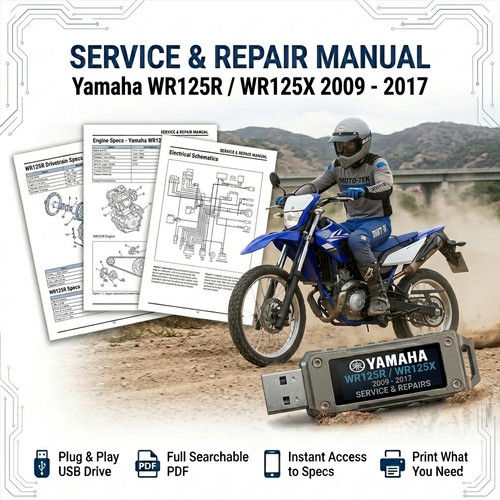 Yamaha wr125r wr125x 2009 2010 - wr125r,