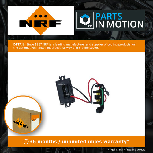 Heater blower resistor fits - resistor,