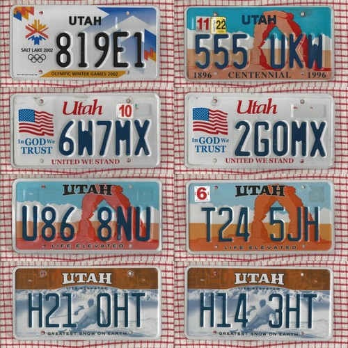 Utah american license - utah,