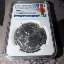 2024 GREAT BRITAIN 1OZ SILVER
