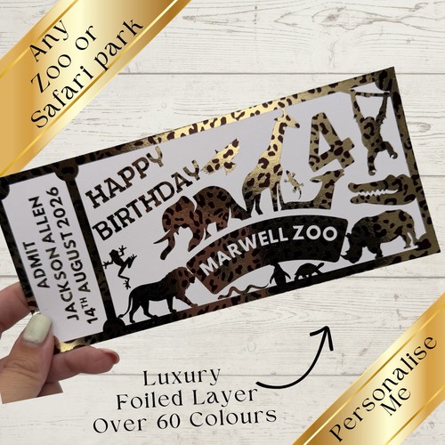 Personalised gift ticket - personalised, –