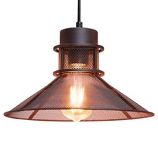 Vintage Industrial Ceiling Rustic Copper Scone Pendant Light H3075