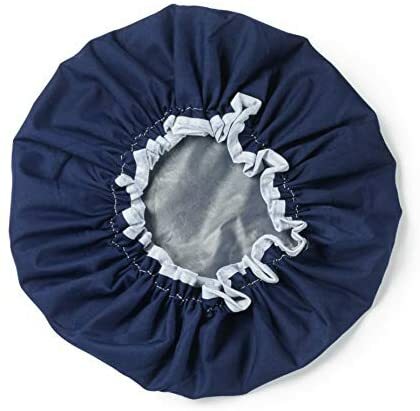 Premium luxury shower cap blue - premium,