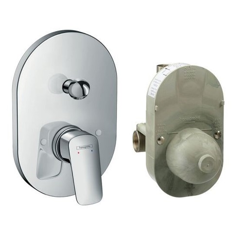 Logis manual bath mixer set - logis,