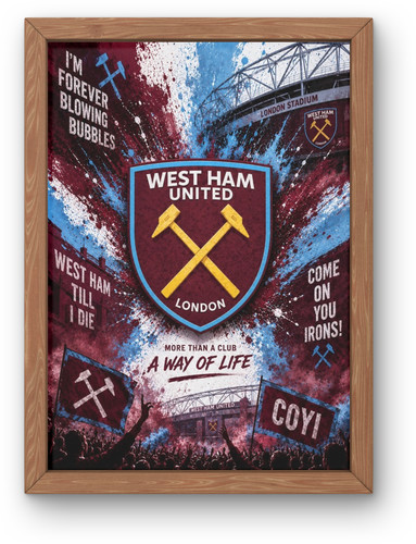 West ham united poster - united, london