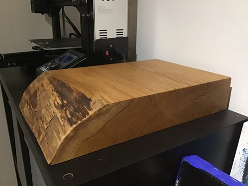 Thick live edge chopping - thick,