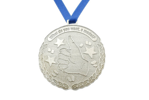 Tin medal what you - tin,