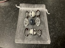 Preloved Set of 3 Murano Style