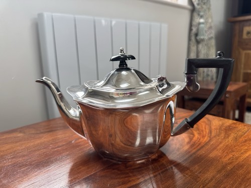 Art nouveau silver plated tea - art,
