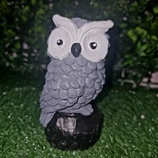 Silver Owl Garden Ornament