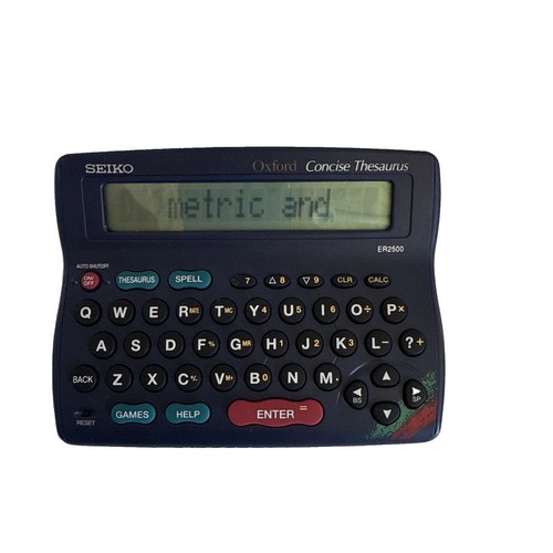 Seiko concise oxford thesaurus - concise,