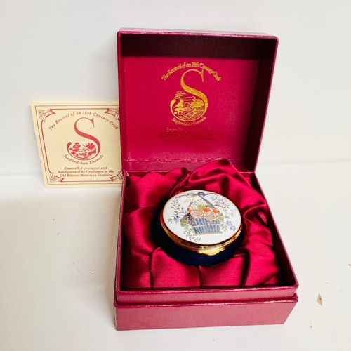 Staffordshire enamels trinket - staffordshire,