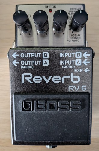 Boss reverb electric - boss, rv-6