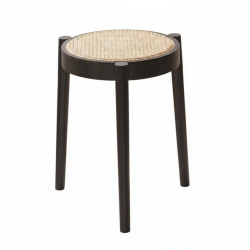 Stackable round top stool - stackable,