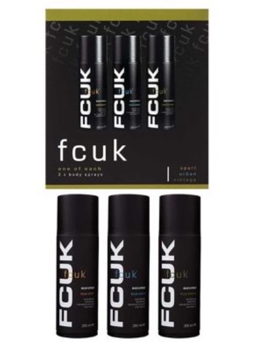Fcuk bodyspray trio set - fcuk,