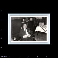 Old Vintage Photo SMILING MAN