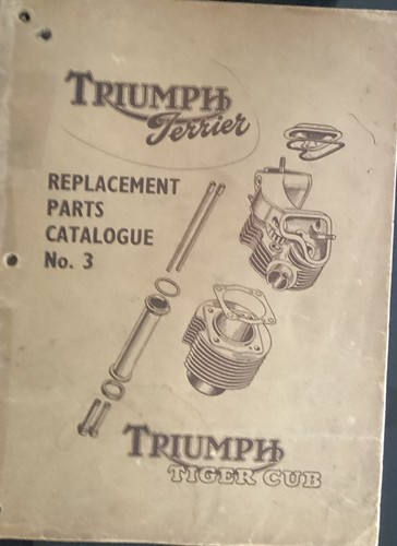 Triumph genuine parts - triumph, book