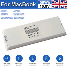 59Wh A1185 A1181 Battery For Apple MacBook 13" Late 2006 2007 2008 2009 White US