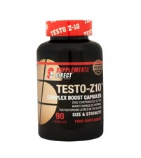 Testo-Z10 Complex Boost Testosterone Supplement Muscle Growth Gym 90 Capsules