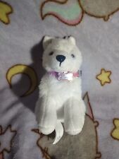 Our Generation Doll Samoyed White Dog Puppy With Pink Collar