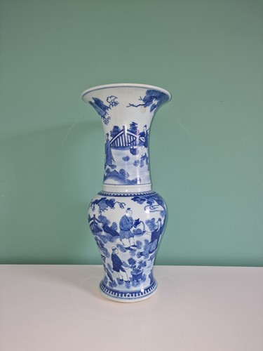 Large antique chinese - large, blue