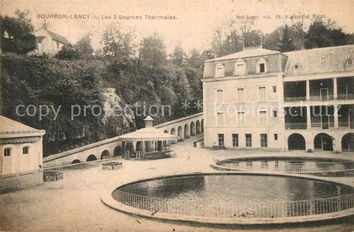 Bourbon lancy les sources - les,