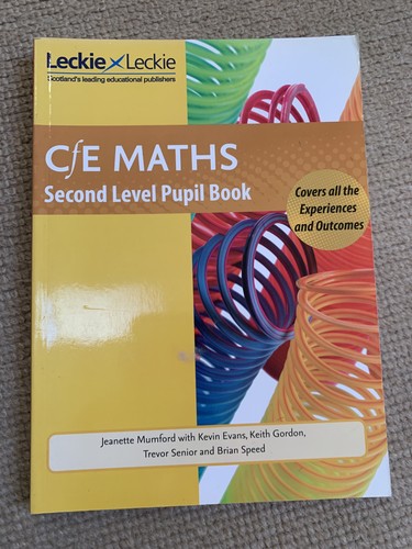 Sfe second level - maths, pupil