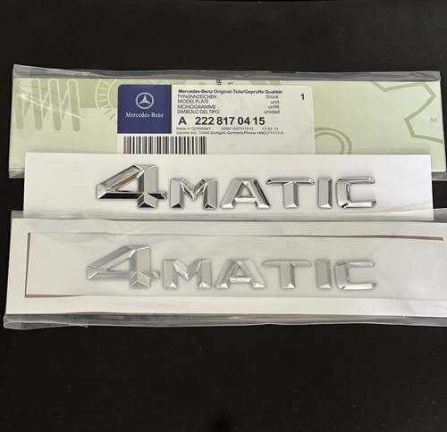 Genuine mercedes benz 4matic - mercedes-benz,