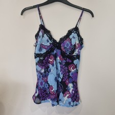 Vintage Y2k New With Tags Size 10 Sheer Babydoll Cami Top