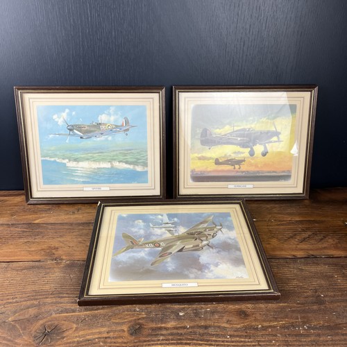 Roffe framed prints - prints, x3