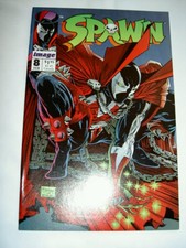 SPAWN , issue 8 , NM .  By Todd McFARLANE. 1st print , IMAGE , 1993