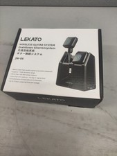 LEKATO 5.8Ghz Wireless Guitar System, Transmitter and Receiver with two chargers