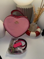 Crossbody Womens Bag Heart shape One size with strap And charm