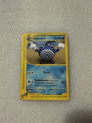 Pokemon card poliwhirl - card,