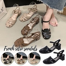 Summer French Vintage Mid Heel